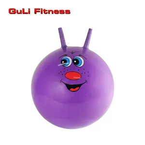 Guli 55/65/75/85cm Kids Durable PVC Aufblasbarer Hopper Yoga Ball Gymnastik ball Spielzeug ball Mit Griff Yoga Übung Kraft training