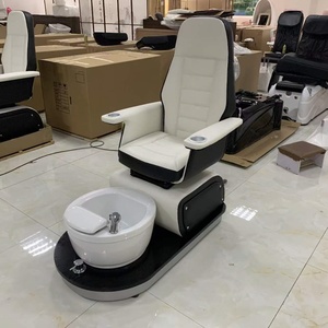 Girar Salón de Uñas de Lujo Moderno Trono Tienda de Belleza Pie Eléctrico Spa Amasado Masaje Pedicura Silla - Product Image 5