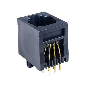 Cổng duy nhất tất cả-nhựa 1x1 Mạng Cáp Ổ cắm không thắp sáng 6P6C PBT RJ45 kết nối <span class=keywords><strong>RJ11</strong></span> <span class=keywords><strong>Jack</strong></span> loại - Product Image 4