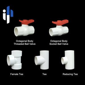 イーホン ホットセールス SCH40 プラスチック<span class=keywords><strong>PVC</strong></span>パイプ継手 ANSI DIN規格 <span class=keywords><strong>PVC</strong></span>ティー、ブルヘッドティー、レデューシングティー、雌ネジティー - Product Image 3