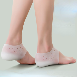 Unisex Invisible Height <strong>Increase</strong> 5CM Silicone Socks Orthopedic Arch Support Heel Cushion Insoles Foot Massage <strong>Pad</strong> Gel Heel <strong>Pads</strong> - Product Image 2