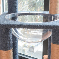 Arbre à chat extra large et haut, tour pour chat, condo, maison pour chat, pour chats d'intérieur de grande taille, meuble d'activités avec jouet pour jouer, gratter, se cacher et grimper
