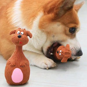 Juguetes Divertidos para Perros, Resistentes a Mordidas, de Látex, Juguetes para Perros y Gatos, Entrenamiento de Vocalización Canina, Juguetes Interactivos para Cachorros, Juguetes Molares para Interiores - Product Image 1