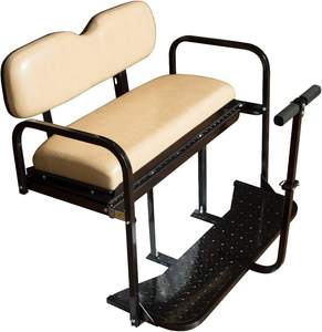 Бежевый EZGO TXT, тележка для гольфа, комплект заднего флип-сиденья с китайского завода - Product Image 5