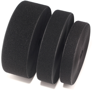 Sangle auto-adhésive noire à boucles et crochets, écologique, résistante à la chaleur - Product Image 2