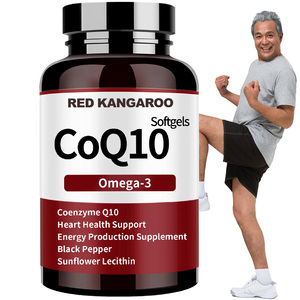 CoQ10 Ubiquinol Softgelsオメガ3サポート心臓脳健康抗酸化コエンザイムQ10ダイエットサプリメント工場 - Product Image 1