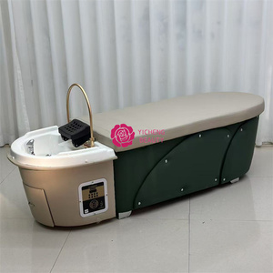 Yicheng Beauty Modern Thai Style <span class=keywords><strong>Spa</strong></span> Head Terapia de agua Cama de peluquería de belleza Cama de champú multifuncional con precio barato - Product Image 5