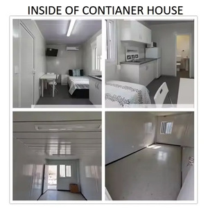 Nhà để xe dạng container, nhà lắp ghép có cửa cuốn, tùy chỉnh, dễ dàng, nhanh chóng, lắp ráp sẵn, đóng gói phẳng - Product Image 6