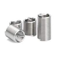 Inserts à emboîtement métriques en acier inoxydable galvanisé entièrement filetés