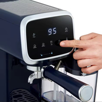Máquina de café espresso, cafetera de 20 bares con Espumador de leche automático, máquina de café espresso de un toque para capuchino con leche para el hogar