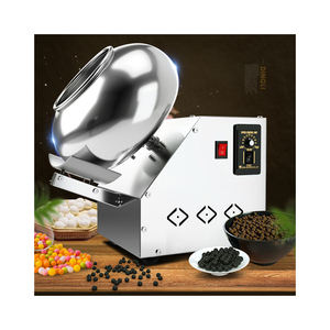 Erdnuss schokoladen beschichtung rollende Dragee <span class=keywords><strong>Mini</strong></span>-Beschichtung Schokoladen kugel waffel, die Trüffel schokoladen kugel maschine macht - Product Image 6