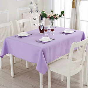Nappe rectangulaire durable en polyester à bord ondulé pour mariage, banquet, fête, hôtel, <span class=keywords><strong>restaurant</strong></span> - Product Image 6