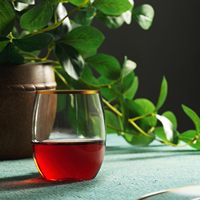 Verres à vin en PET durables personnalisés avec logo, réutilisables, incassables, transparents, sans pied, pour mariages, fêtes et événements, vente en gros