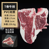 Model Tulang Rusuk Sapi Tiruan Panjang untuk Steak Wagyu, Steak T-Bone, Bahan Busa untuk Halloween Natal