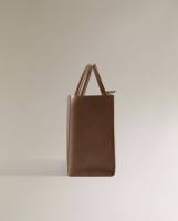Sac à main personnalisé grand format en polyuréthane imperméable, luxueux, pour femmes et filles, pliable, réutilisable, couleur unie, portable, avec logo