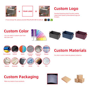 Panier à linge pliable en gros à rayures, idéal pour le rangement des jouets et des vêtements sales - Product Image 4