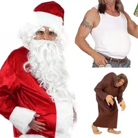 Ventre de grossesse gonflable factice, accessoire de cosplay pour costume de Noël, Halloween ou de Père Noël
