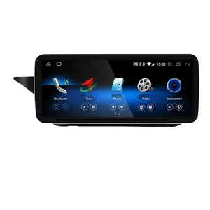 Android 13 ekran 12.3 inç 64G/128G araba radyo Mercedes benz GL ML için W166 Mercedes Mercedes GL63 carplay gps navigasyon