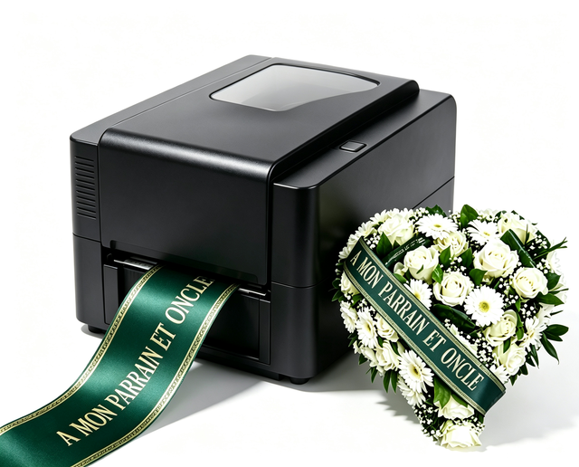 HOT Sellingthermal Transfer Ribbon Printer 152 Mm/s Thermal Transfer Wax Resin Printer 203-300Dpi Satin Printer for Flower