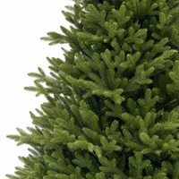 Sapin de Noël Artificiel Réaliste 1,8m 2,1m 2,4m Profil Complet PE PVC Sapin Vert Mixte avec Support Métallique Pliable