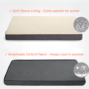 Fabrikant Op Maat Gemaakte Luxe Grote Zachte Omkeerbare Orthopedische Geheugen Ei-Krat Schuim Hond <span class=keywords><strong>Bed</strong></span> Verwijderbare Wasbare Afdekking Maat-Xl - Product Image 6