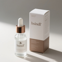 Flacons compte-gouttes en verre personnalisés avec logo ambre pour huile de croissance des cheveux, sérum, huile de bronzage, huile à barbe, soins du visage, 15 ml, 30 ml