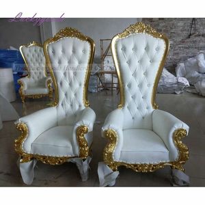 Sillón de Boda Blanco para Novios LG20171113-2, Silla de Trono para Fiestas y Mesa de Mármol - Product Image 5