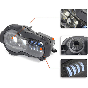 Grande Vente : Phares LED E-MARK pour <span class=keywords><strong>BMW</strong></span> <span class=keywords><strong>R1200GS</strong></span> R 1200GS 2004-2012 R 1200GS ADV Adventure 2005-2013 – Ensemble d'éclairage moto - Product Image 3