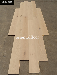 Suelo de madera de ingeniería de roble europeo a prueba de agua, suelo de madera dura de ingeniero, suelo de madera de roble blanco para el hogar, interior y hotel - Product Image 6
