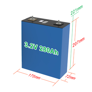 10 años de garantía 10000cyclelifes Lifepo4 batería prismática de iones de litio 3,2 V 314Ah 340Ah 280Ah 305Ah DIY para 48V 24V 12V - Product Image 1