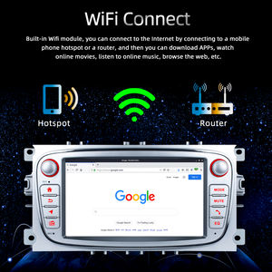 Lecteur d'<span class=keywords><strong>autoradio</strong></span> 7 pouces pour <span class=keywords><strong>Ford</strong></span> s-<span class=keywords><strong>max</strong></span> <span class=keywords><strong>2008</strong></span>-2011 argent Style WIFI <span class=keywords><strong>GPS</strong></span> BT HD 1080P fonction d'inversion - Product Image 6