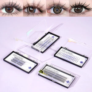 STARSCOLORS Extensions de cils pré-faites en forme de pointe de tour, style <span class=keywords><strong>manga</strong></span>, cils empilables, extensions de cils en forme de pointe de tour, style <span class=keywords><strong>manga</strong></span>, cils empilables - Product Image 1