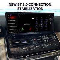 Foforfor 12.3" Android13 Carplay pour Toyota Land Cruiser LC300 2021-2023 Carplay GPS Navigation WIFI Mirrorlink Radio Head Unit