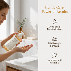 Hilotion <span class=keywords><strong>Lotion</strong></span> hydratante et brillante à la vitamine C pour <span class=keywords><strong>cheveux</strong></span> ternes - Préservation de la couleur, anti-casse, végétalienne, sans cruauté, sans silicone - Product Image 3