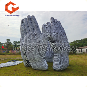 Modèles de mains gonflables géantes pour événements artistiques, figurines de mains gonflables d'extérieur pour la décoration de scènes - Product Image 4