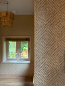 Popüler Doğal Hasır Sisal Keten Çim Dokuma Doğal Duvar Kağıdı Serisi <span class=keywords><strong>3D</strong></span> Duvar Kağıdı Ev Otel Ticari Dekorasyon için - Product Image 1