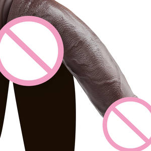 Dildo Realistis Ukuran Besar untuk Wanita, Dildo Raksasa Mirip Asli 12,6 Inci, <span class=keywords><strong>Penis</strong></span> Besar, Mainan Seks Masturbasi untuk Wanita, Pijat Silikon - Product Image 1