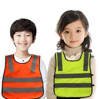 Chaleco reflectante de seguridad para niños, ropa de tela reflectante de protección completa, venta al por mayor de fábrica
