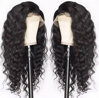 Perruque Bandeau Cheveux Naturels Densité 150 Lisse Raide Sans Colle Sans Lacet Pré-Pluckée Ligne de Cheveux Naturelle Idéale pour Débutantes