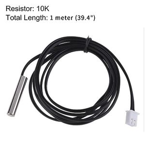Thermistance <span class=keywords><strong>NTC</strong></span> <span class=keywords><strong>20K</strong></span> 3950 <span class=keywords><strong>Ohm</strong></span> 5*25mm B3950 1% Sonde de température numérique Sonde de température thermique Câble de 1M (lot de 5) - Product Image 3