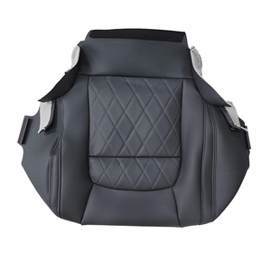 Housse de siège de voiture en cuir de remplacement complète sur mesure de qualité supérieure WING avec surpiqûres <span class=keywords><strong>diamant</strong></span>ées pour Toyota Land Cruiser 200 VX/GXR - Product Image 5