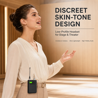 Microphone sans fil professionnel pour conférences, présentations, confort toute la journée, solution audio pour discours