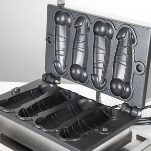 Gaufrier à poisson à grande ouverture le plus vendu du fabricant, robuste et durable sans rouille pour les fournitures d'hôtel et de restaurant - Product Image 1