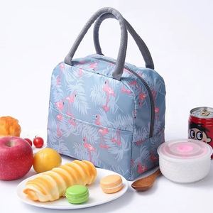 Sac isotherme pour le déjeuner en toile avec impression de dessins animés pour femmes et filles, en aluminium - Product Image 1