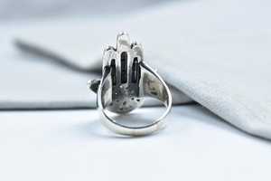 Bague en argent sterling opale aurore faite à la main, taille 11 US, bijoux en pierres précieuses naturelles pour femmes, vente en gros - Product Image 2