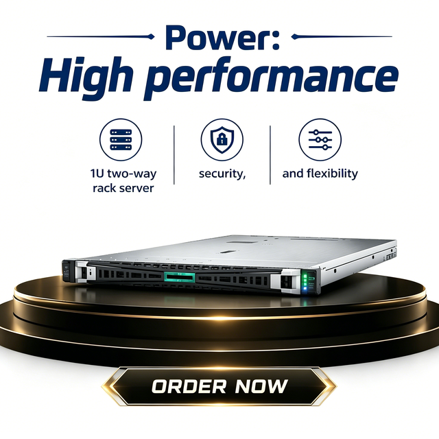 HPE ProLiant DL360 Gen11 1U Dual Socket Rack Server Storage AI Rack Mount Server for Enterprise