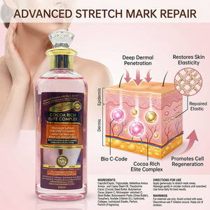 Minyak Tubuh Gluta Master Stretch Mark Formula Alami Bernutrisi Melembapkan Secara Mendalam Meningkatkan Elastisitas Memudarkan Bekas Kehamilan 200ml - Product Image 5