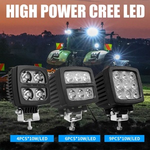 High Lumen Flood Heavy Duty 40w 60w 90w square 24v Bulldozer Excavator Tractor 12v Lamp <b>Led</b> <b>Working</b> <b>Light</b> - Product Image 3