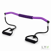 Bande de Résistance en Silicone en Forme de 8 pour Vente en Gros, Corde de Yoga pour Étirements du Dos 10-30 LBS, Logo Personnalisé OEM