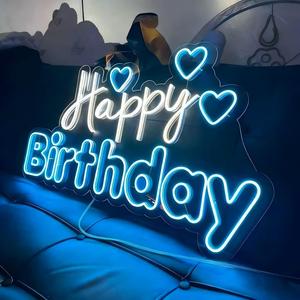 Letras de Neón LED 3D Acrílicas Impermeables para Exteriores, Diseño Personalizado, para Tiendas, Bares y Restaurantes - Product Image 1